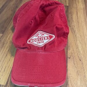 American Needle Indiana Hoosiers Hat Mens OSFA Red Cotton Adjustable Baseball